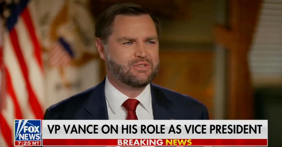 Image of J.D. Vance recently sparked rumors of a 2028 presidential election campaign.