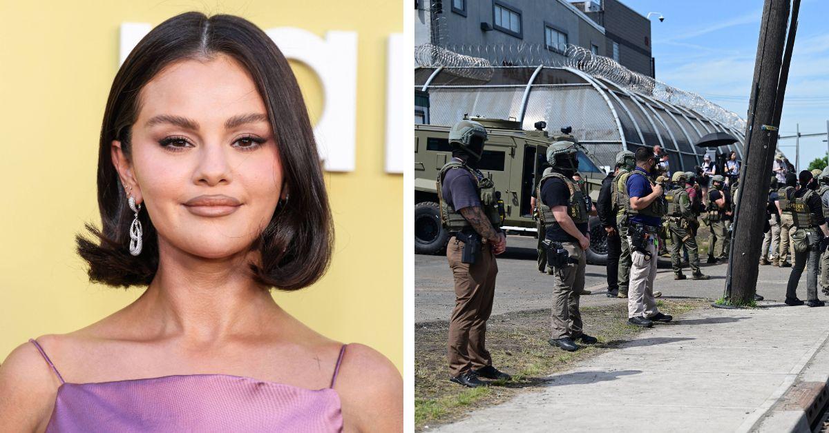 Image of Selena Gomez went viral in January after posting an emotional video reacting to deportation efforts under the Trump administration.