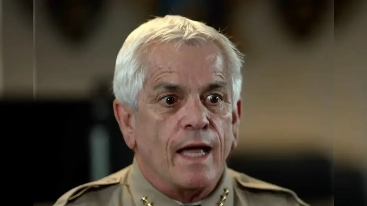 image of Sheriff Chris Nanos has been criticized for his handling of the case. 