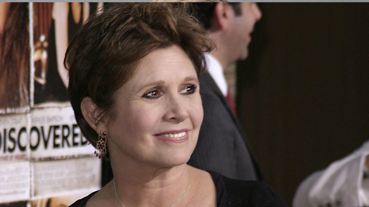 Image of Carrie Fisher.
