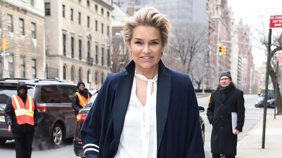 Braless Yolanda Hadid Exposes Her Nipples In See-Through Shirt