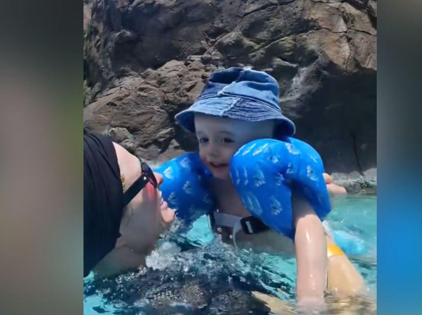 paris hilton parenting criticism once again swimming son phoenix