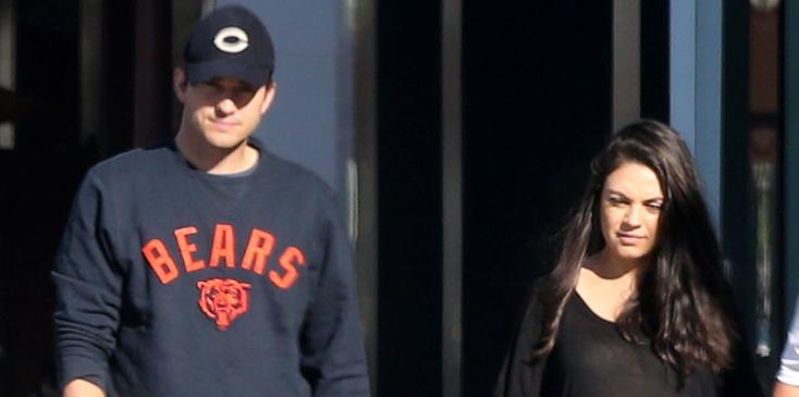 Exclusive&#8230; Ashton Kutcher And Mila Kunis Grab Breakfast In Beverly Hills