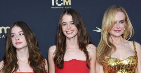 photo of Sunday Rose and Faith Margaret Urban & Nicole Kidman