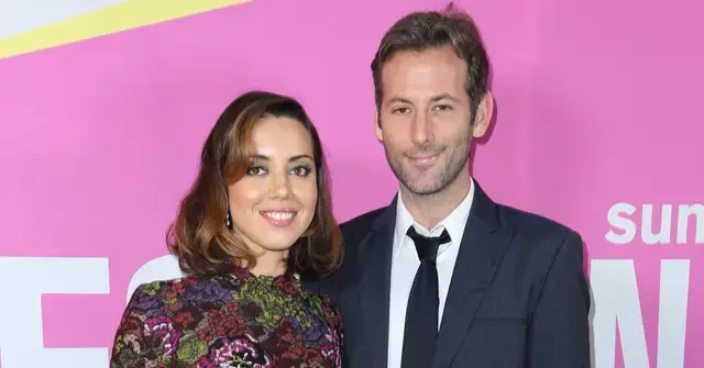 Photo of Aubrey Plaza and Jeff Baena.