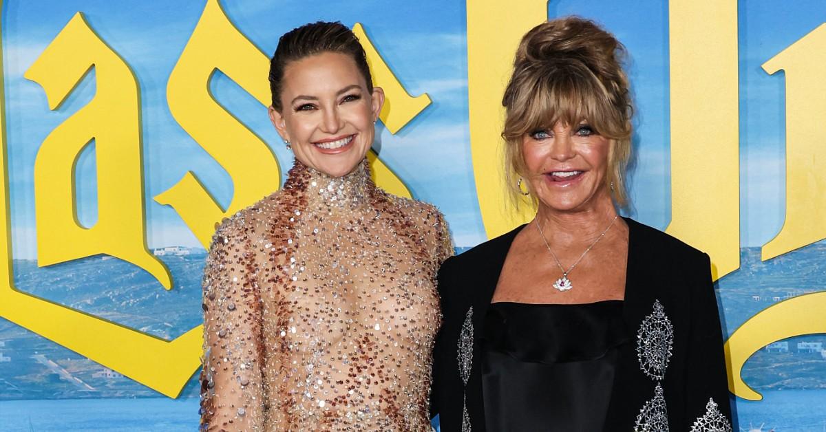 Kate Hudson & Goldie Hawn Sparkle At 'Knives Out' Sequel Premiere: Pics