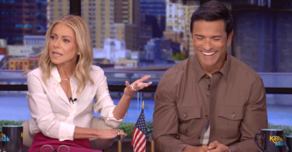 kelly ripa teases mark consuelos jokes pay bill drinks married