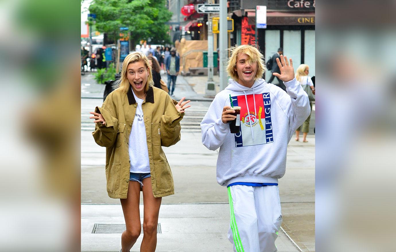 Justin Bieber and Hailey Baldwin go for walk in NYC