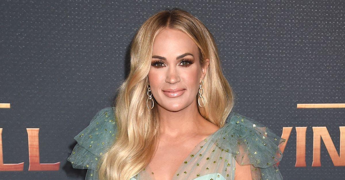 Carrie Underwood Shouts Out Mike Fisher and Kids on 2023 CMT Awards Carpet