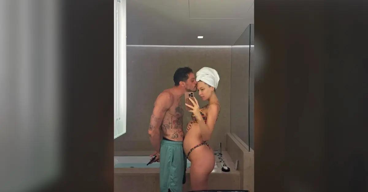 Photo of The new parents started dating earlier this year.