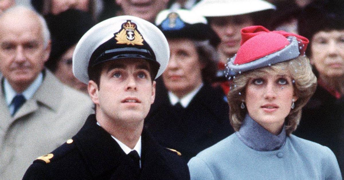 Photo of Princess Diana reportedly found Andrew Mountbatten-Windsor to be 'very noisy and loud.'