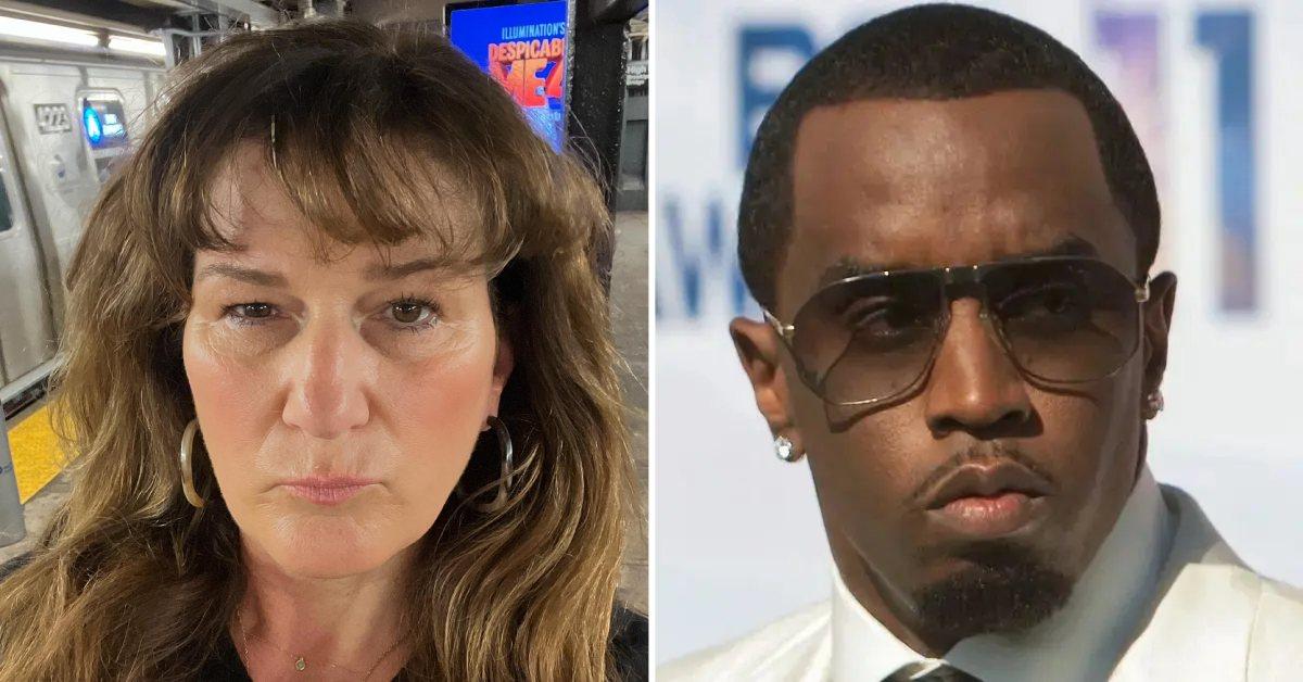 Composite photo of Ana Gasteyer and Sean 'Diddy' Combs.