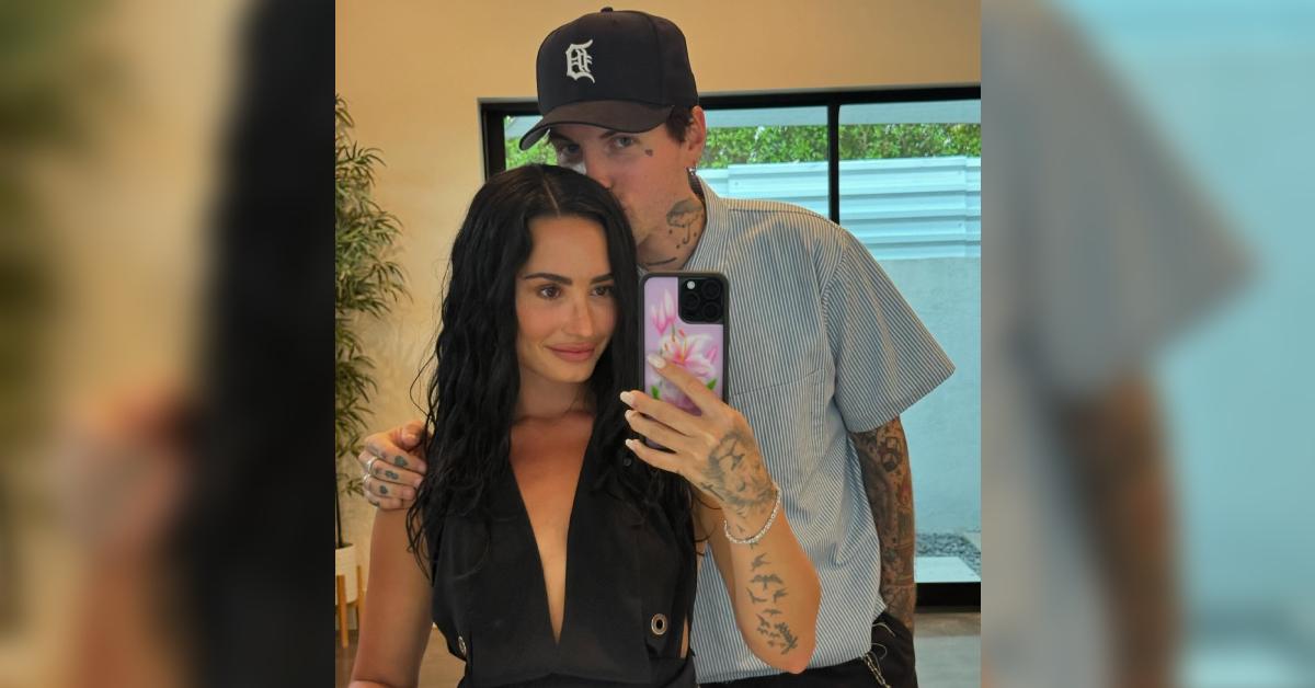 Image of Demi Lovato married her husband, Jutes, in May.