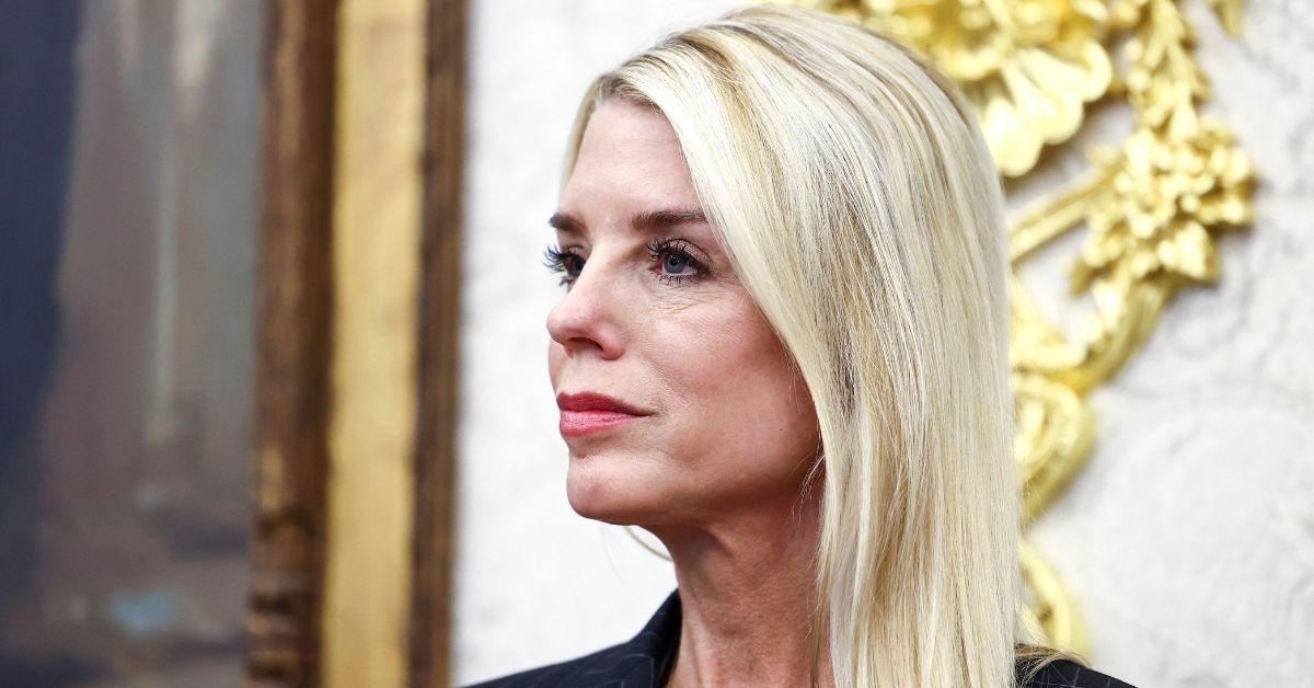 image of Pam Bondi's response sparked backlash from critics and lawmakers.