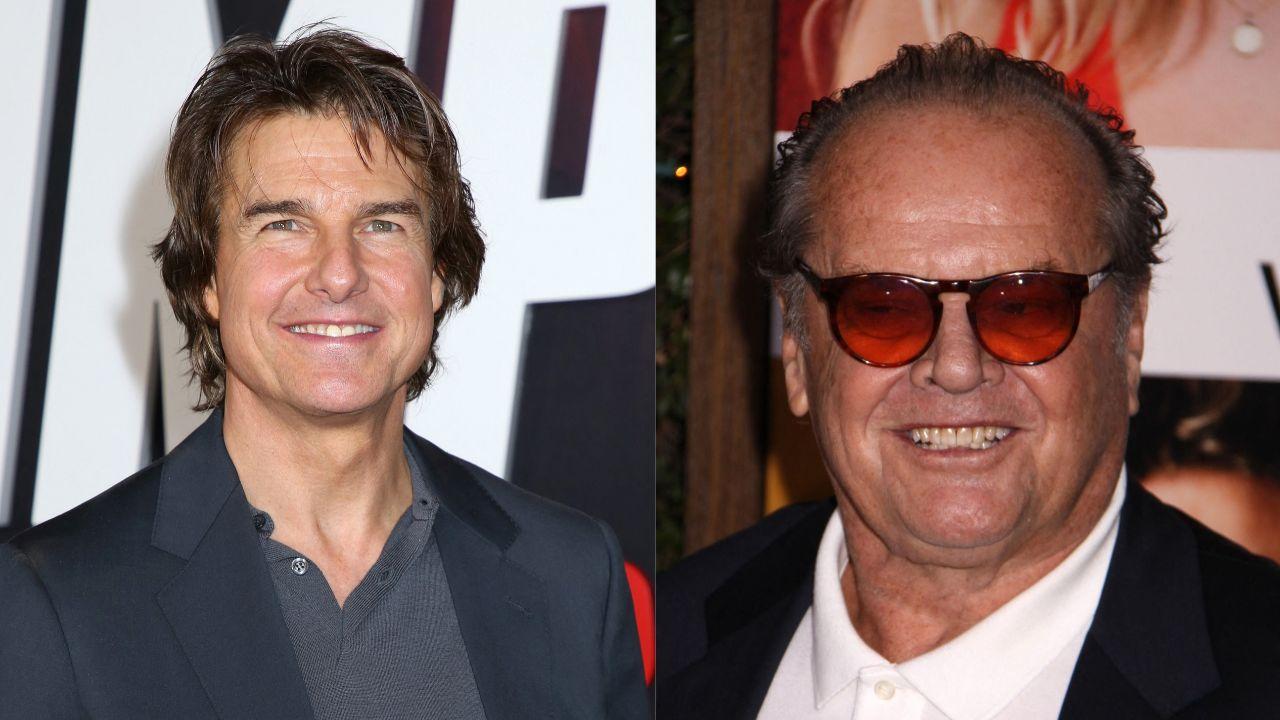 Split image of Tom Cruise and Jack Nicholson.