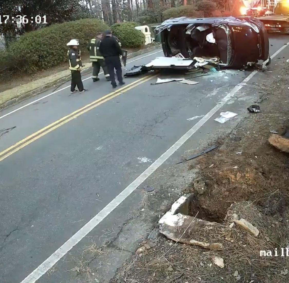 Kenya Moore Shares Footage Of Car Accident Near Her Home