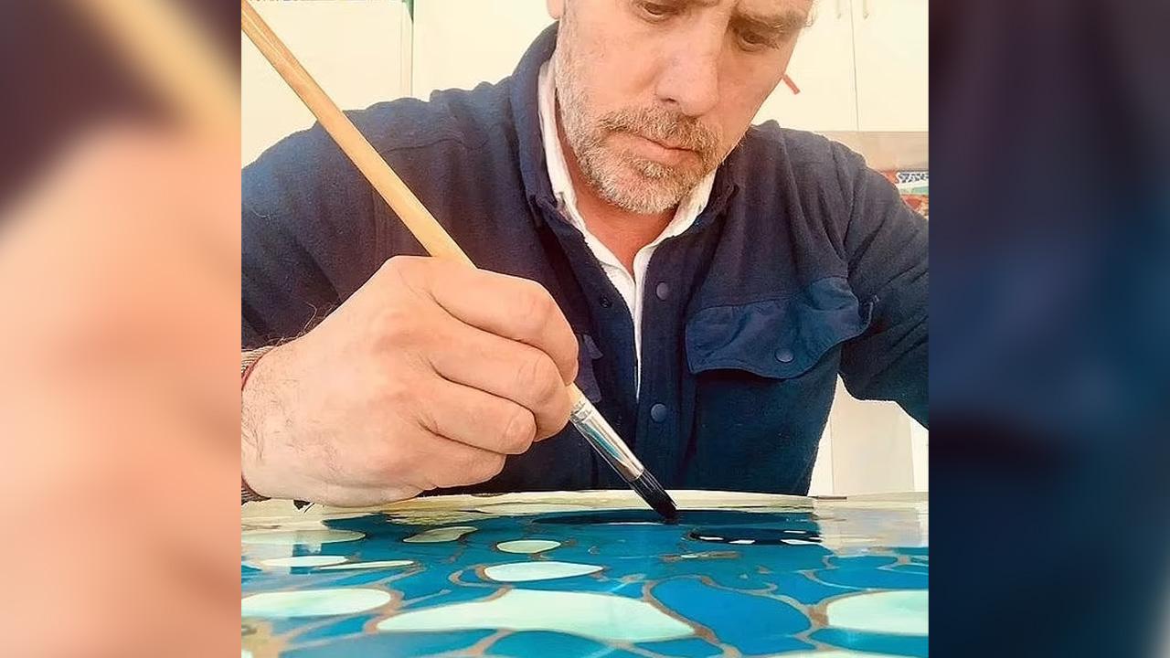 photo of Hunter Biden denied selling his artwork for $500,000 a piece.