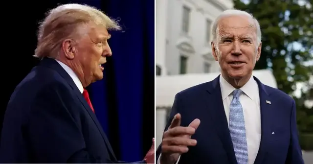 donald trump hits back at insurrectionist joe biden in unhinged rant