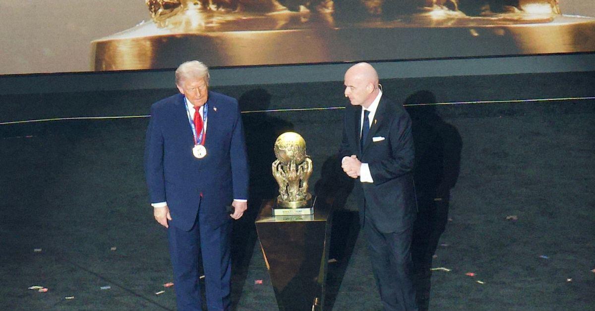 image of Donald Trump avoided talking about foreign policy at the Kennedy Center Honors.