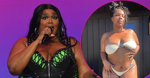 split image of Lizzo and Lizzo