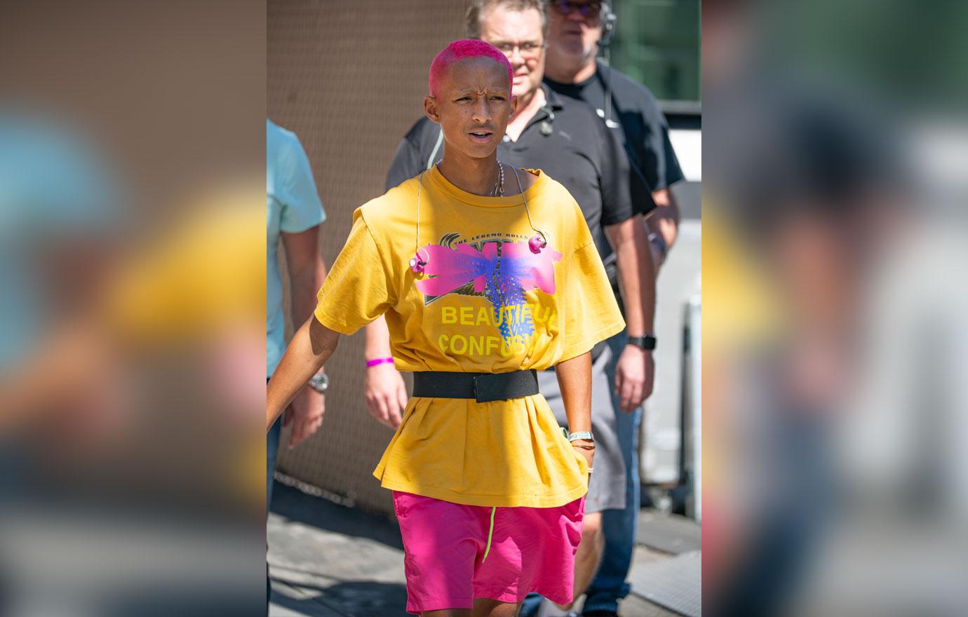 Jimmy Kimmel Live on X: Backstage at #Kimmel with @Jaden Smith #ERYS   / X