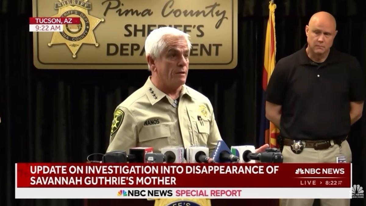 image of Police believe Savannah Guthrie’s mother did not leave on her own.