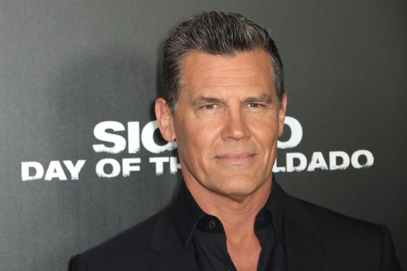 Josh brolin black suit movie premiere