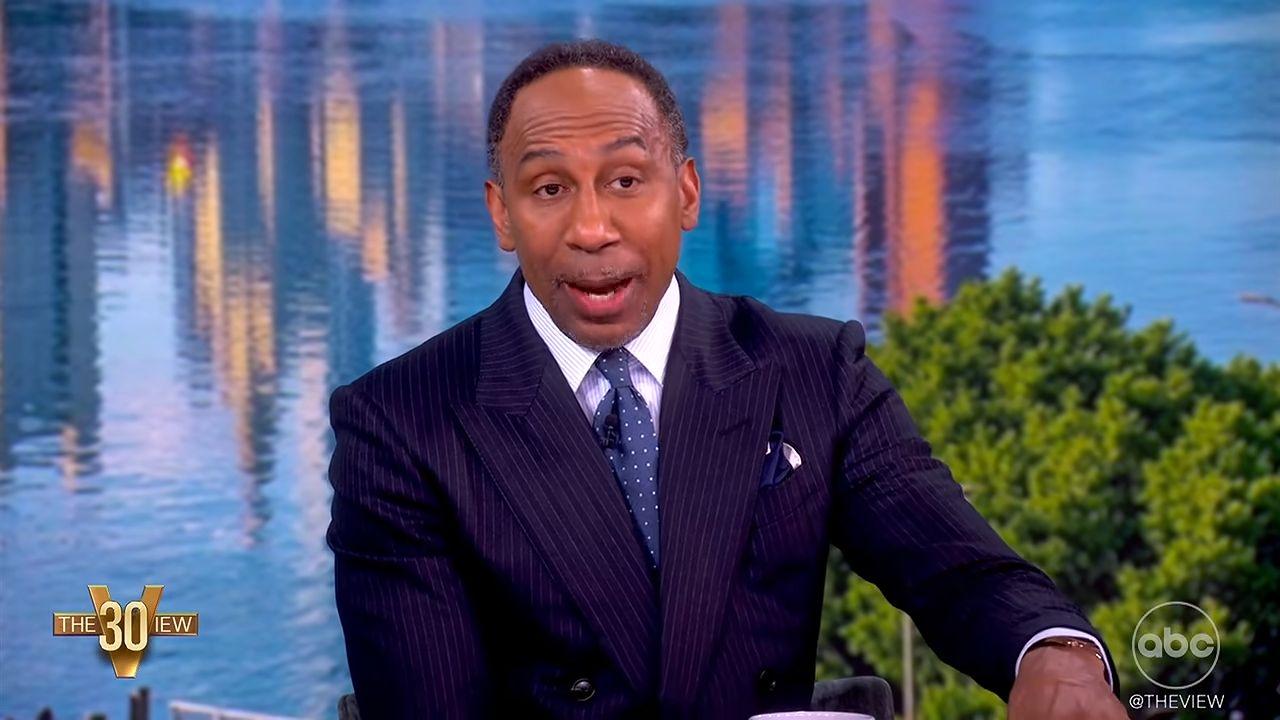 Image of 'The View' cast and Stephen A. Smith