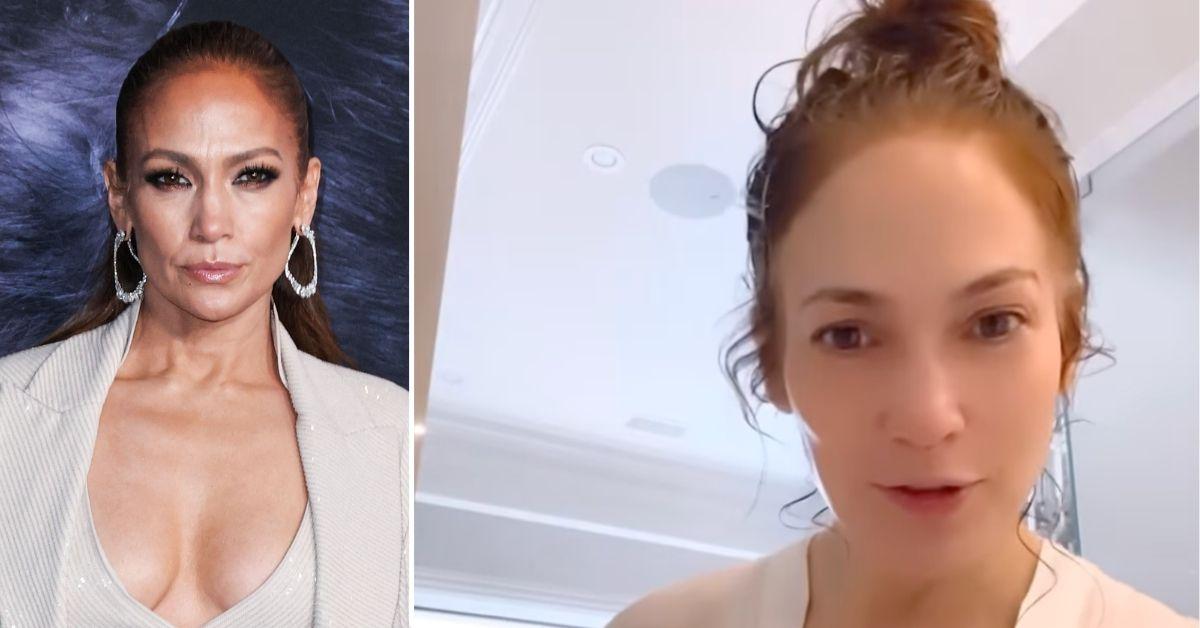 JLo goes makeup-free and naked in bed for VERY intimate photo taken the  morning after surprise wedding to Ben Affleck