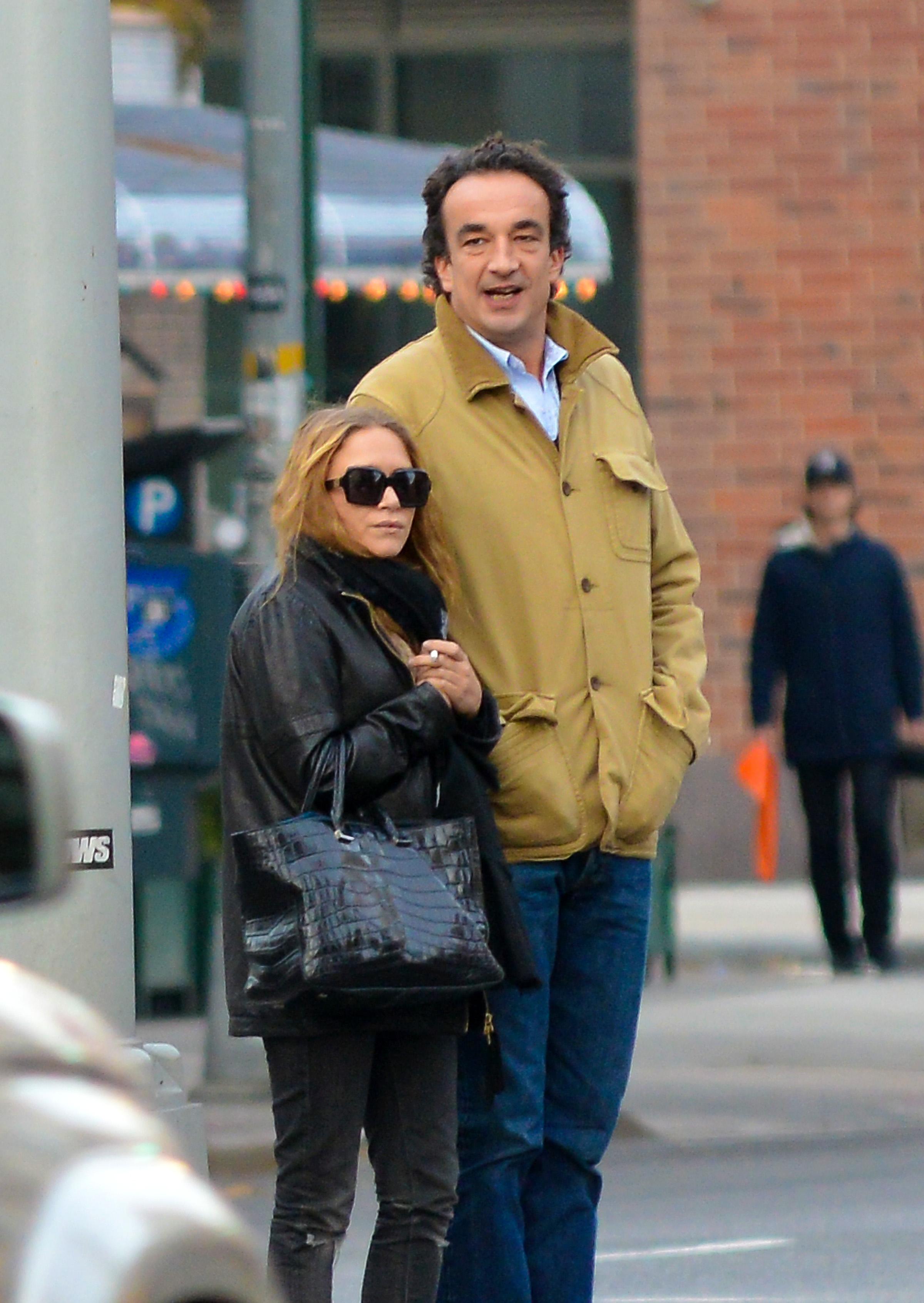 EXCLUSIVE: Mary Kate Olsen and Olivier Sarkozy go to lunch in NYC