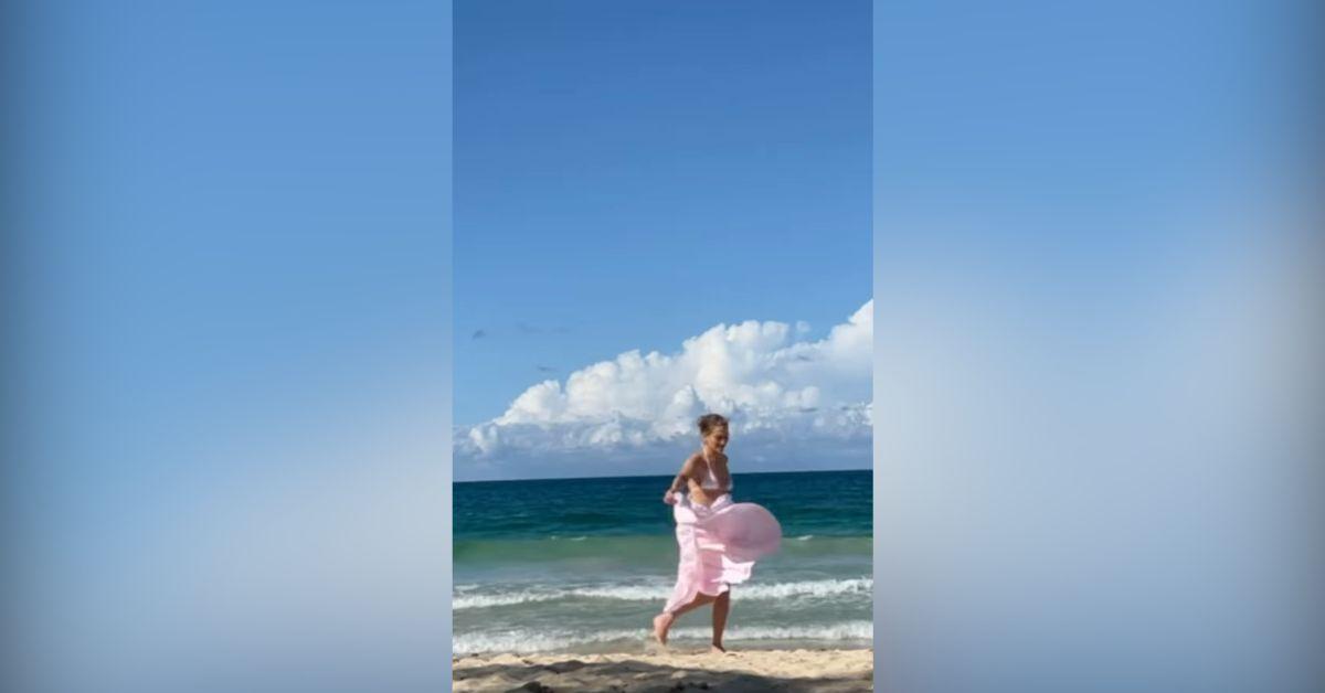 jennifer lopez mothers day beach video