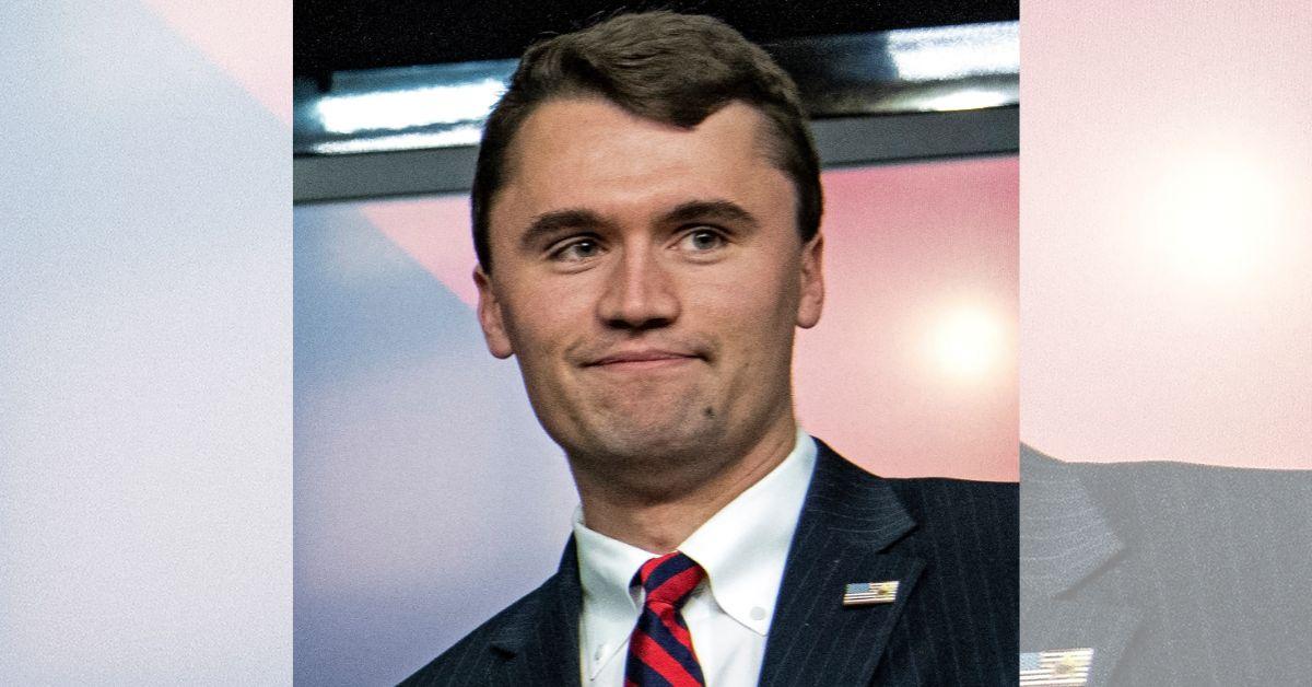 photo of Charlie Kirk was talking about mass shootings carried out by the transgender community when he was shot and killed