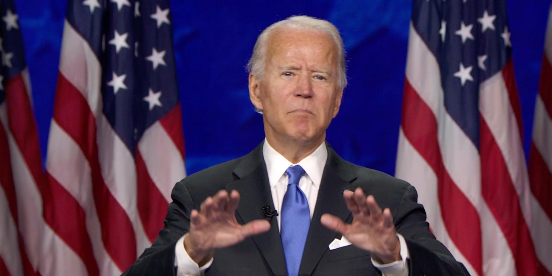 Joe Biden at the Democratic National Convention