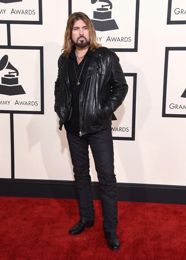 Billy ray cyrus 2015 grammy arrivals