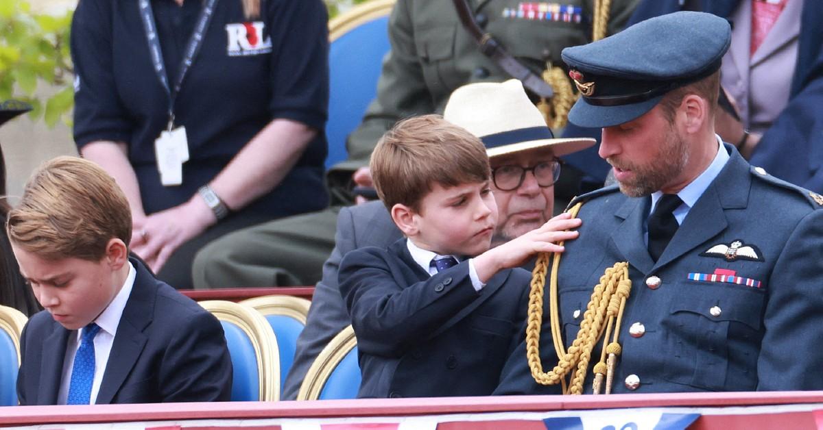 prince louis brushing william mega