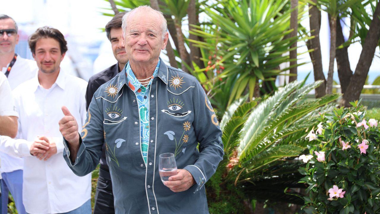 Image of Bill Murray brought his family and celebrity friends along for the golf adventure across Ireland.