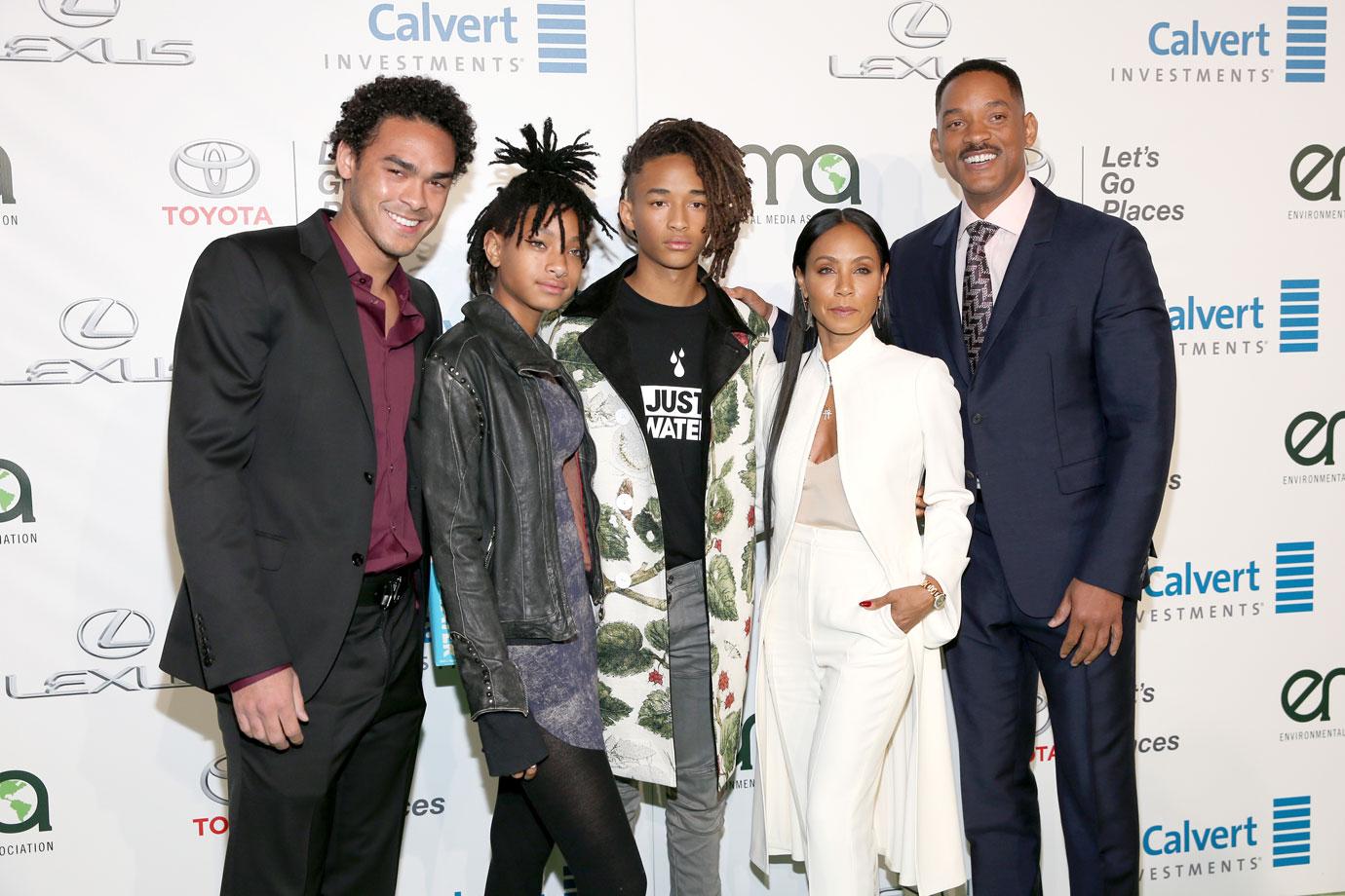 Jada pinkett and will smith with their kids