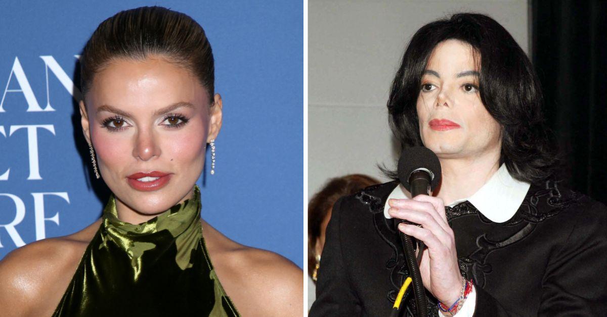 Photo of Brooks Nader and Michael Jackson