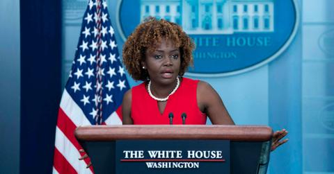 karine jean pierre snaps reporter