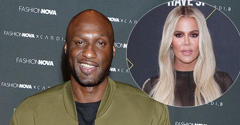 Lamar Odom On Red Carpet Khloe Kardashian Inset