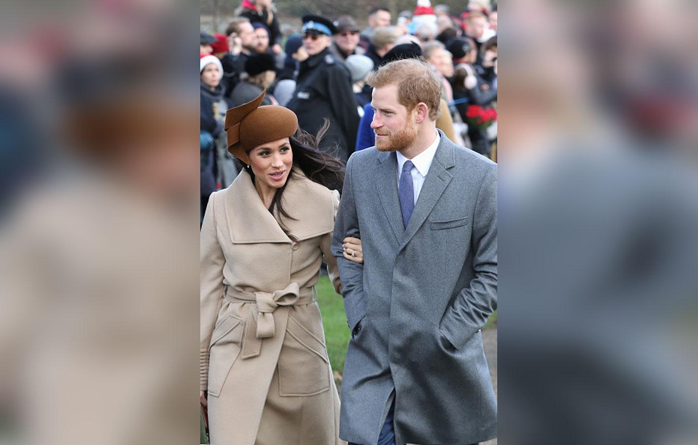 Members Of The Royal Family Attend St Mary Magdalene Church In Sandringham