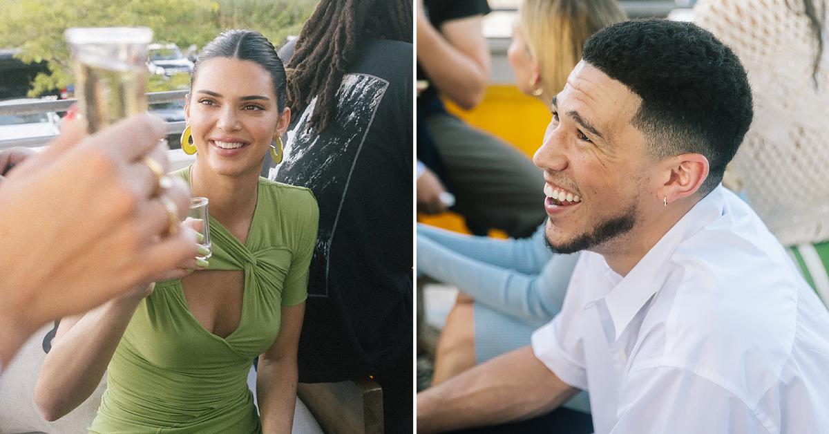 kendall jenner devin booker attend  tequila party together ok