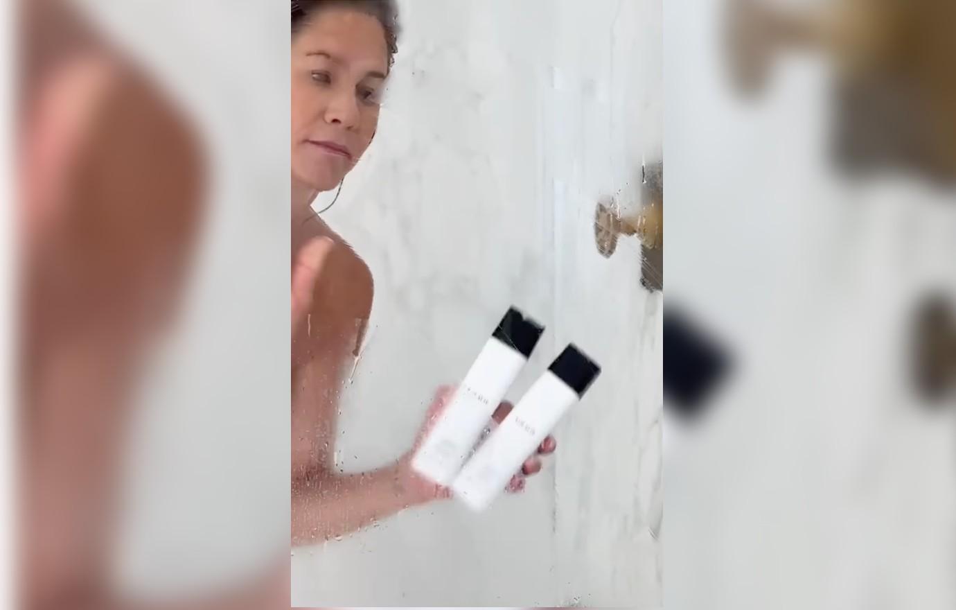 Jennifer Aniston Isn't Done Making Steamy Shower Content