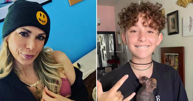 rhoc alum alexis bellino introduces transgender son miles pp