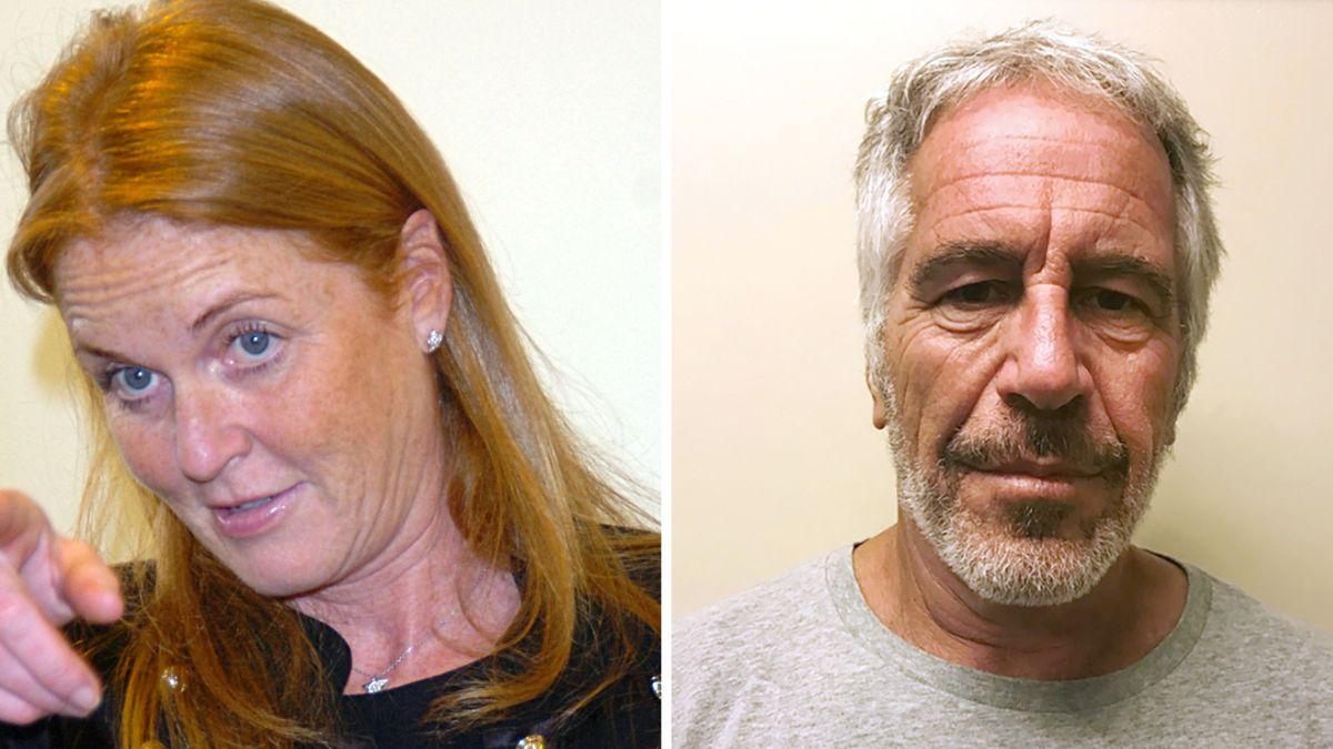 Image of Sarah Ferguson reportedly took her daughters to see Jeffrey Epstein.