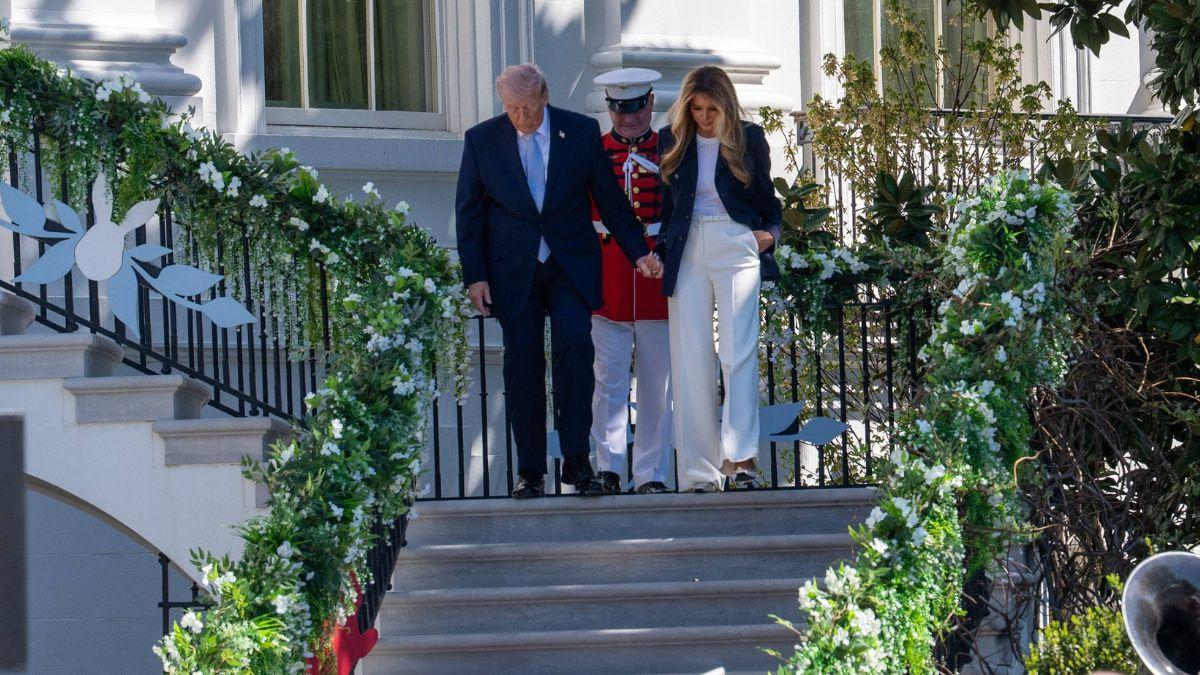 Photo of White House Communications Director Steven Cheung dismissed recent rumors that the president was in the hospital before Easter.