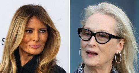 split of Melania Trump, Meryl Streep.