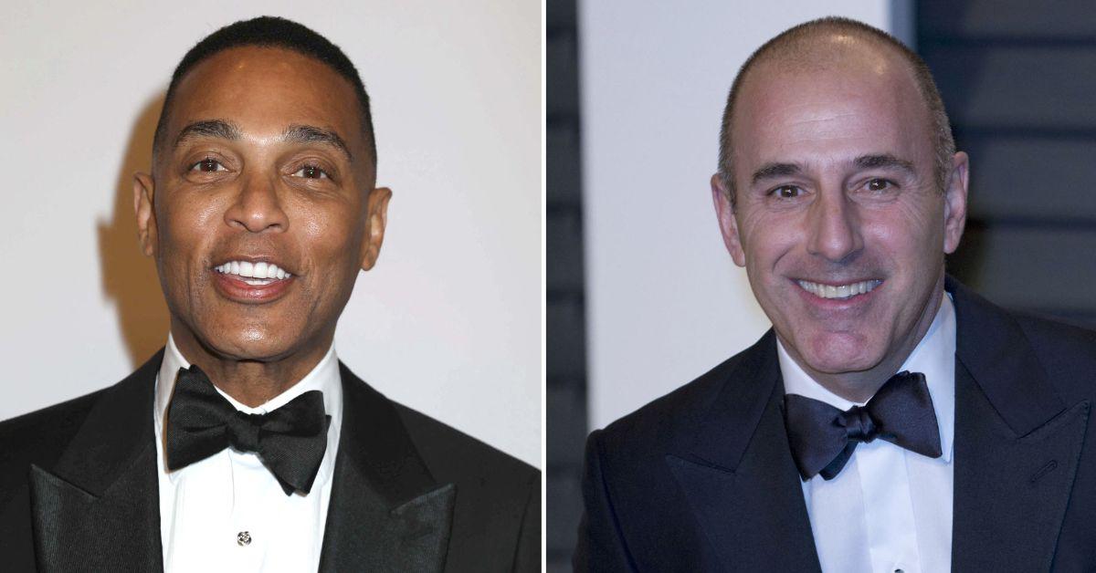 Composite photo of Don Lemon and Matt Lauer.