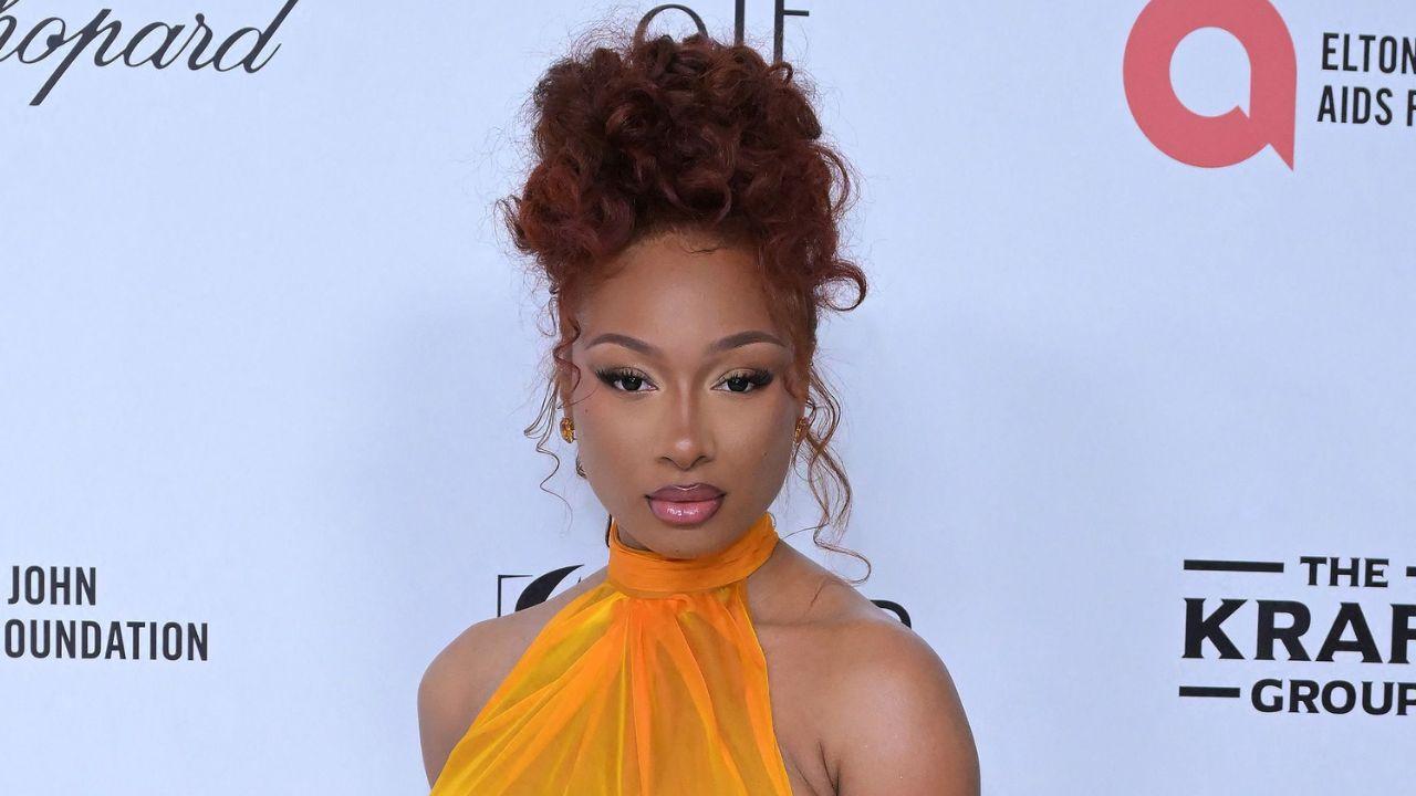 image of Megan Thee Stallion said she's not interested in dating again right now and is giving herself time to heal.
