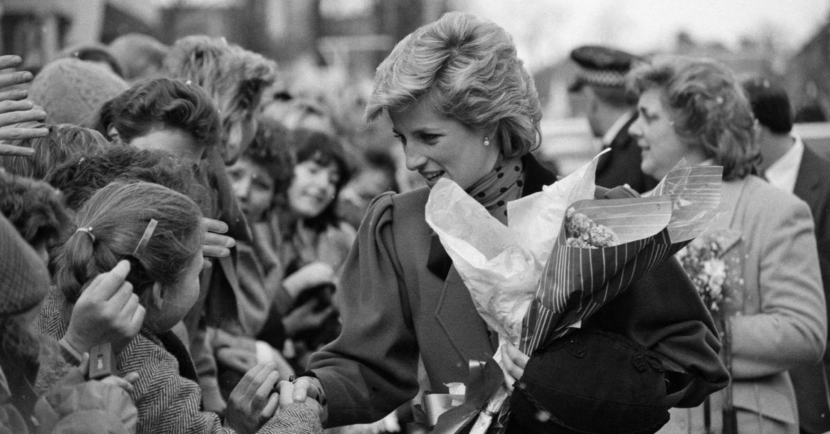 Image of Princess Diana was 36 years old when she died.